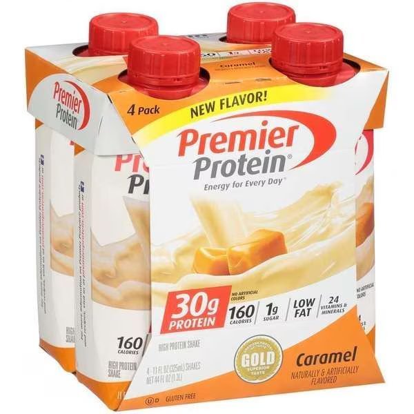 Premier Protein Protein Caramel Shake Dream Cup 11 fl. oz., PK12, Premier Protein, Mfr#: P2A010304IS0501